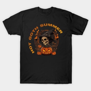 skeleton with pumpkin T-Shirt